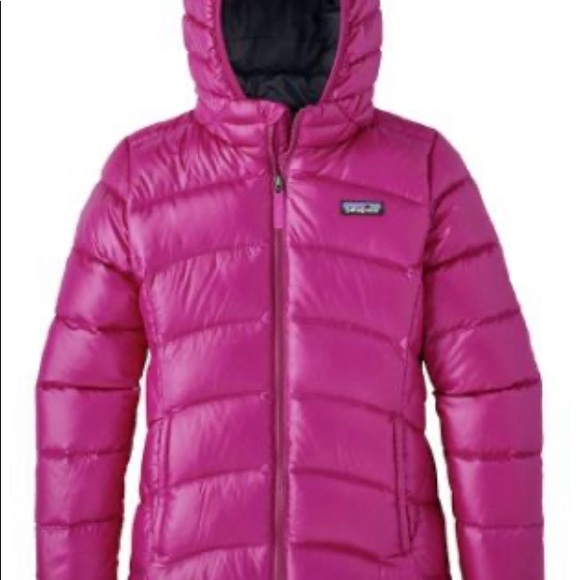 Patagonia Other - Patagonia Hi-Loft down sweater hoody (Girls)